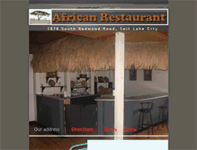 Tablet Screenshot of africanrestaurant.org